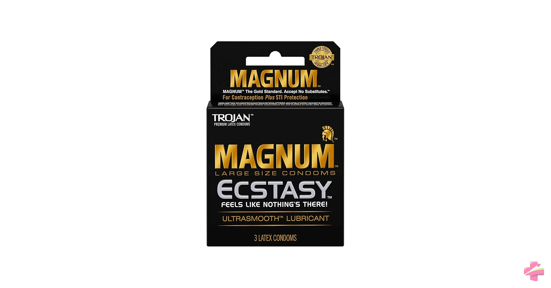 TROJAN MAGNUM ECSTASY CONDOM * 3
