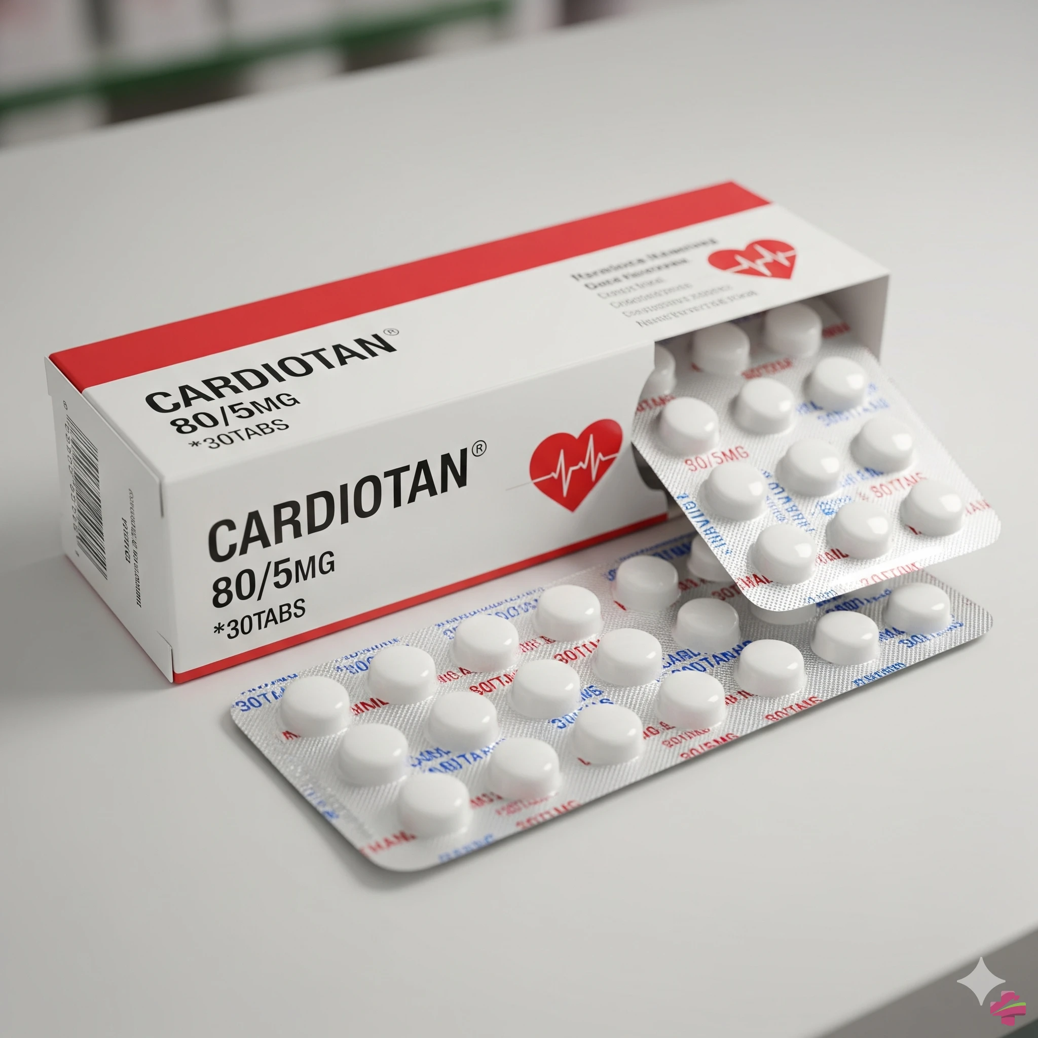 CARDIOTAN 80/5MG *30TABS