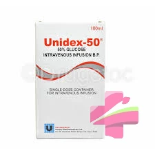 UNIDEX-50% I/INTRAVEINEUSE DE GLU. 100ML