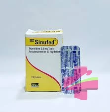 SINUFED TRIP. 2.5MG/60M...